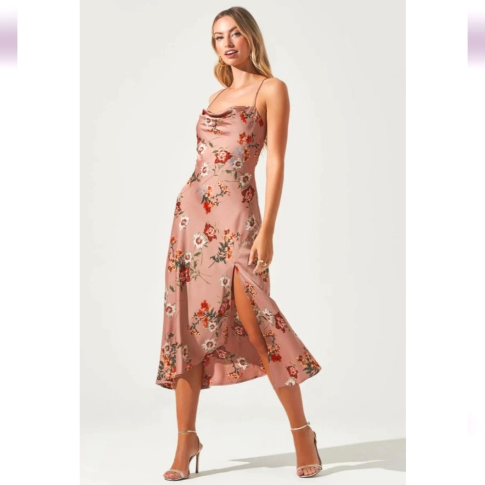 Astr Gaia Floral Dress